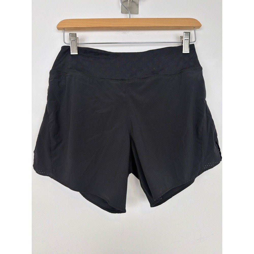 Rabbit Running Shorts Womens XS Black Zip Pocket Lightweight Athletic Activewear